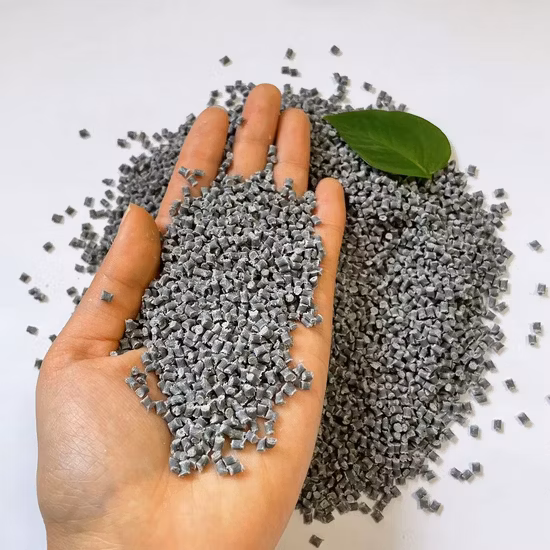 Plásticos de Engenharia de Cor Cinza Poliamida V0 Fr PA66 GF30 Resina Plástica