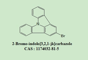 Intermediários OLED 2-Bromo-Indolo[3, 2, 1-Jk] 1174032-81-5